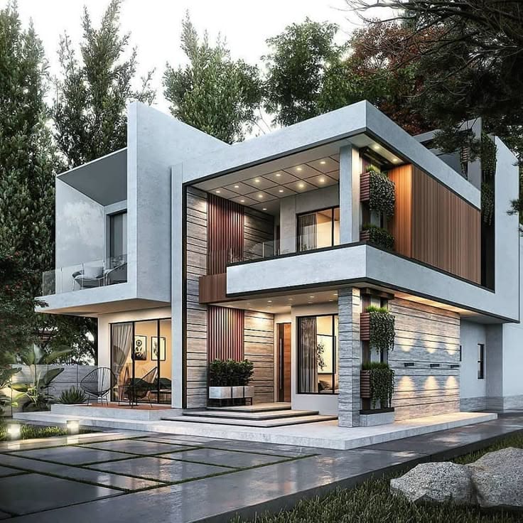 Triplex exterior design